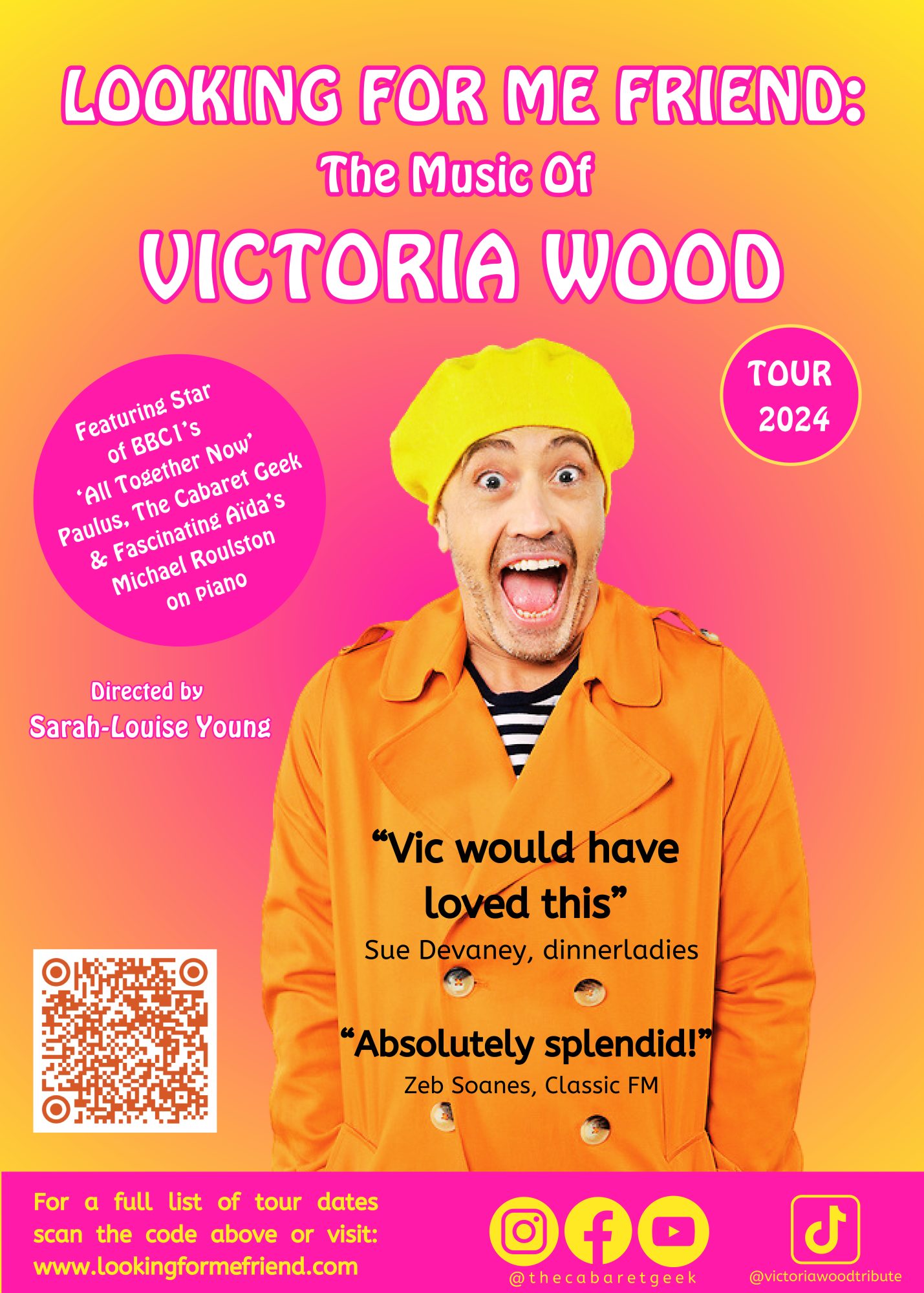 Mike Roulston Looking For Me Friend:The Music of Victoria Wood – SUFFOLK THEATRE